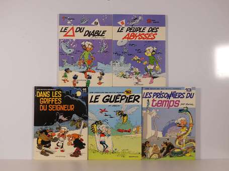 Séron : 5 albums : Les Petits Hommes 9 à 13 ; du 