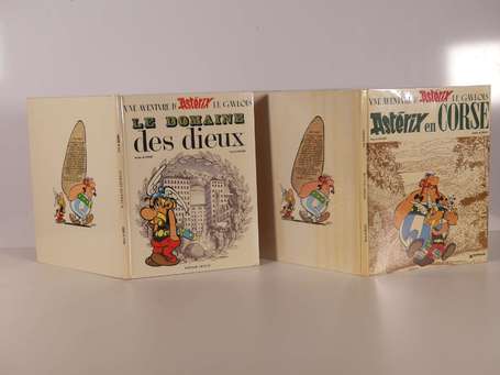 Uderzo : Astérix 17 et 20 ; Le Domaine des dieux 