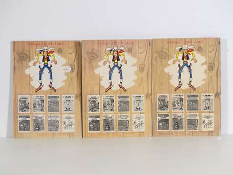 Morris : Lucky luke : 3 albums ; Lucky Luke 8, 17 