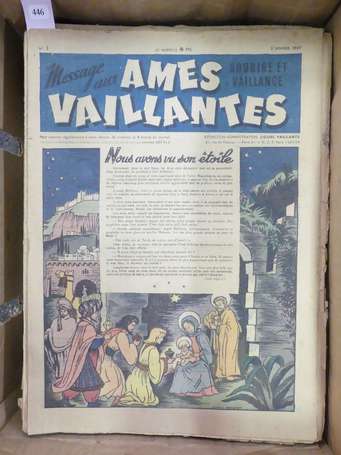 Ames Vaillantes : environ 150 n° des années 1947 à