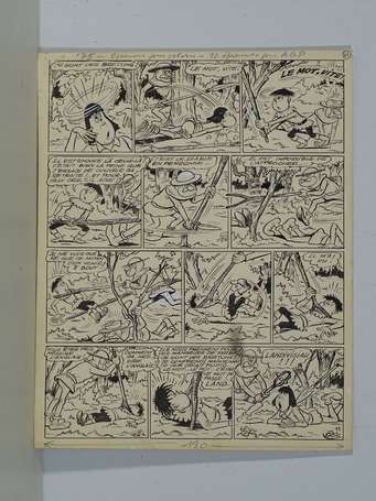 Erik : Le Chevalier Tartol : planche originale 11 