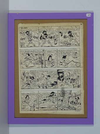 Erik : Le Chevalier Tartol : planche originale 34 