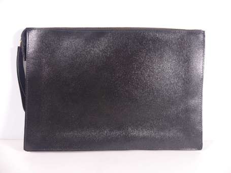 LANCEL - Grande pochette porte documents en cuir, 