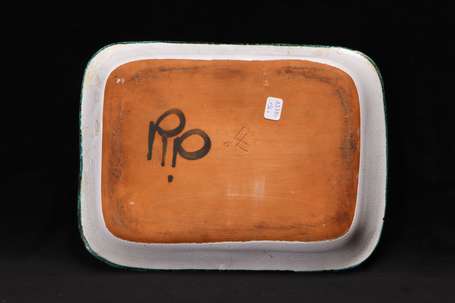 PICAULT Robert (1919-2000) - Plat rectangulaire en
