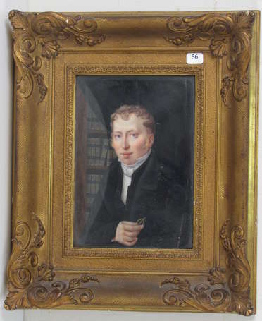 Ecole XIXè S. Charles Adrien Des Noyers Miniature 