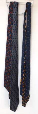 4 cravates en soie, Fred, Salvatore Ferragamo, 