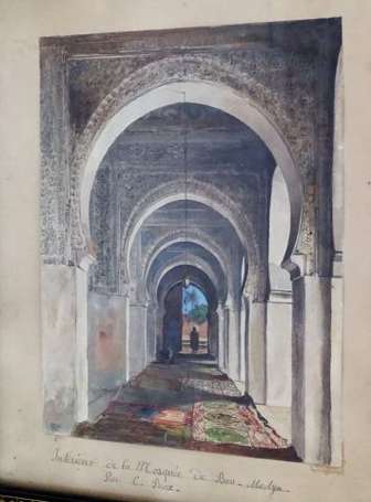 ROX C. (XIXe) - Intérieur de la mosquée de 