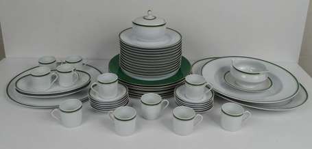 HAVILAND - Service de table en porcelaine blanche 