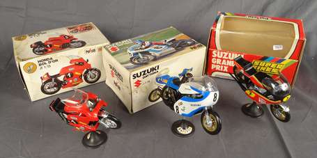 Polistil - 1/15 - Lot de 3 motos , neuf en boite 