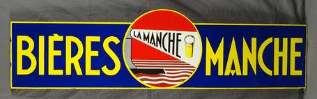 BIERE LA MANCHE : Important et rare bandeau 