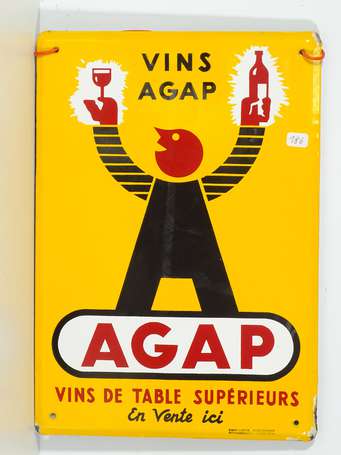 VINS AGAP « Vin de Table Supérieur » : Plaque 