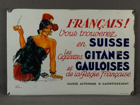 GITANES Cigarettes « Français ! Vous trouverez en 