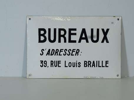 BUREAUX « S'adresser 39 rue Louis Braille » : 