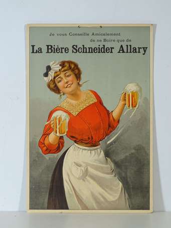 BIÈRE SCHNEIDER ALLARY /à Brive : Panonceau 