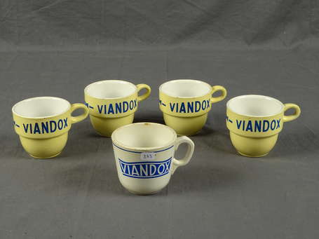 VIANDOX : 5 Tasses dont 4 au modèle.