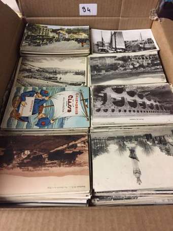 Carton d'env. 3200 cartes postales France