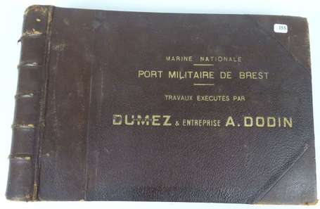 Brest ( Finistère ) - Album ancien en cuir - 46 