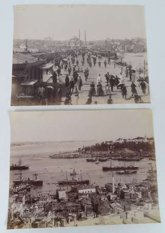Constantinople ( Turquie ) - 2 Photos albumine fin
