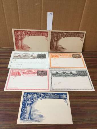Etranger - Guatemala et Italie - 7 entier postaux 