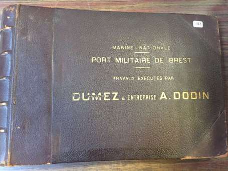 Photo - Brest ( Finistère ) - Album ancien en cuir