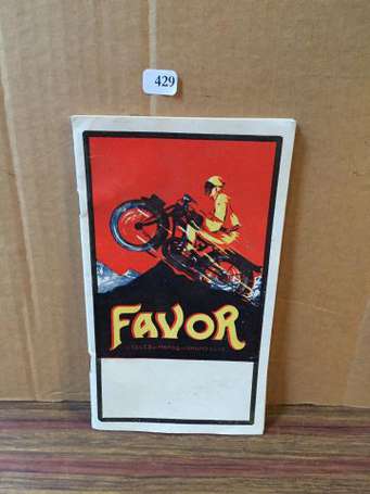 Motos et Cycles FAVOR - livret illustré - format 