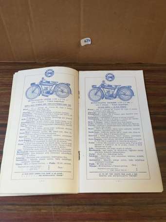 Motos et Cycles FAVOR - livret illustré - format 