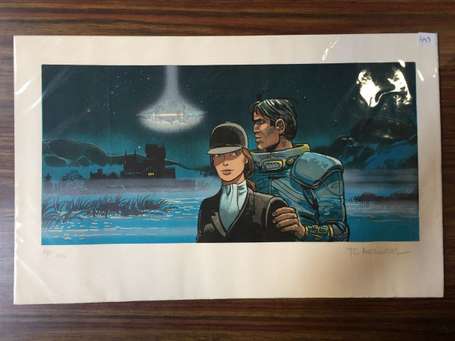 Valérian - Bande Dessinée - Affiche Lithographie 