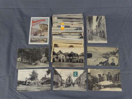 46 - Lot - environ 40 CPA - Villages & Villes - 