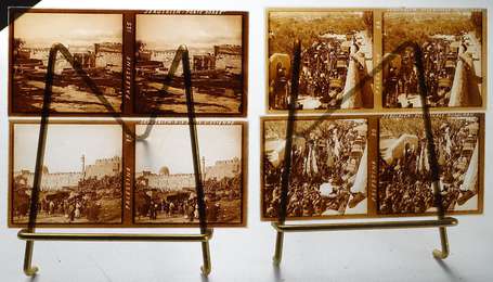 Photo - Palestine , israel - Boite de 12 Plaques 