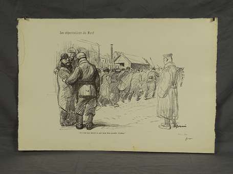 Gravure & Lithographie - Militaria - WW1 Guerre 