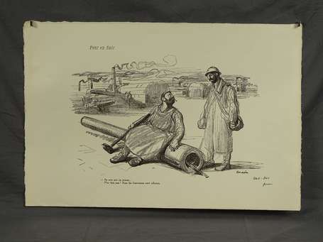 Gravure & Lithographie - Militaria - WW1 Guerre 