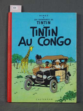 Tintin au Congo - Edition de 1958 - 4ème plat B20 