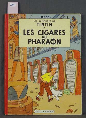 Tintin - Les Cigares du Pharaon - 1ère Edition 