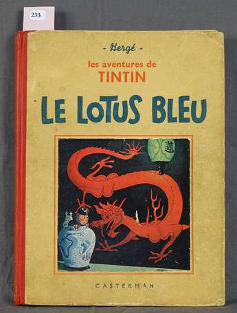 Tintin - Le Lotus Bleu - Noir et Blanc - Edition 