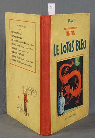 Tintin - Le Lotus Bleu - Noir et Blanc - Edition 