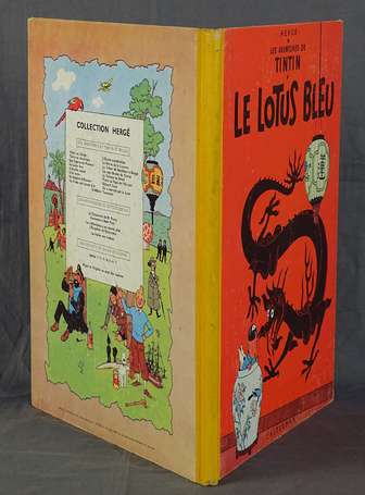Tintin - Le Lotus Bleu - Réédition de 1957 - 4ème 