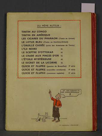 Tintin - L'Oreille Cassée - Edition originale 