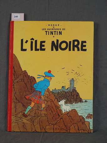 Tintin - L'Île Noire - Edition de 1956 - 4ème plat