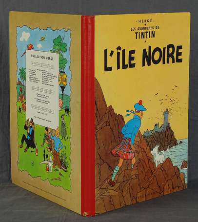 Tintin - L'Île Noire - Edition de 1956 - 4ème plat