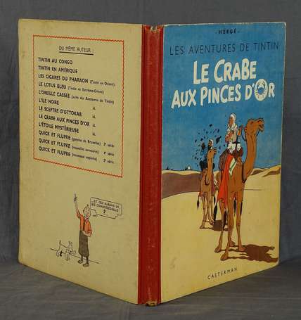 Tintin - Le Crabe aux pinces d'or - Noir et blanc 