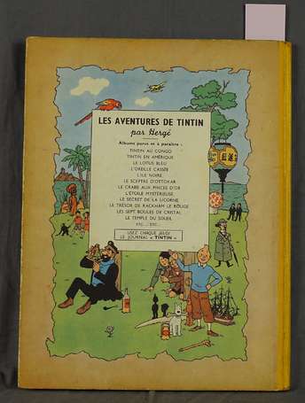  Tintin - Le Temple du soleil - Edition originale 