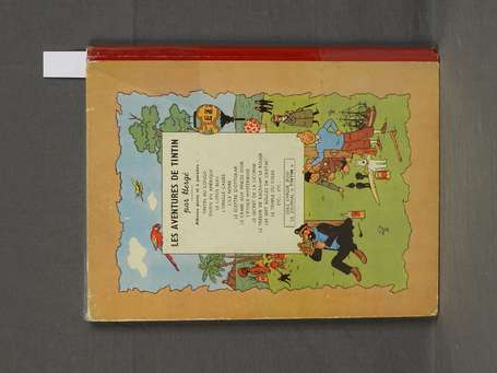 Hergé : Tintin au Congo en réédition de 1949 à 