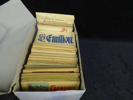 Carnets anciens - Boite de 46 carnets