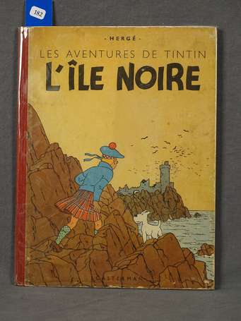 Hergé : Tintin ; L'Île Noire en édition originale 