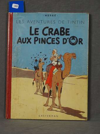 Hergé : Tintin ; Le Crabe aux pinces d'or en 