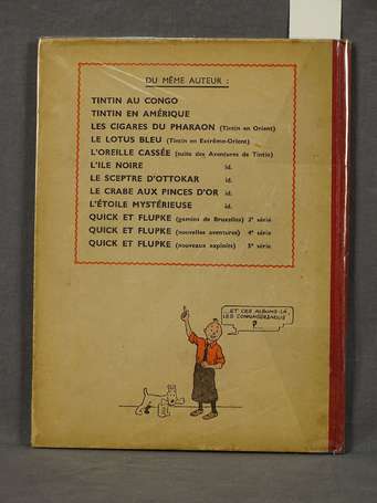 Hergé : Tintin ; L'Etoile mystérieuse en édition 