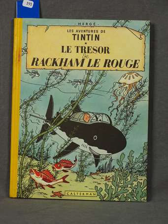 Hergé : Tintin ; Le Trésor de Rackham le Rouge en 
