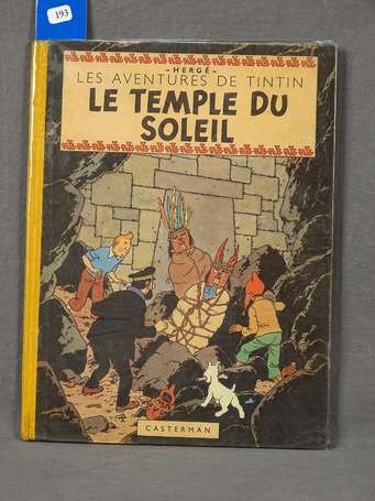 Hergé : Tintin ; Le Temple du soleil en édition 