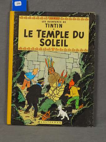 Hergé : Tintin ; Le Temple du soleil en réédition 