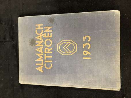 Almanach CITROEN 1933 - Complet de ses 351 pages 